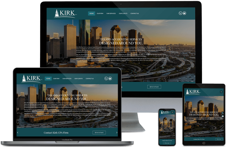 Kirk CPA Firm Website